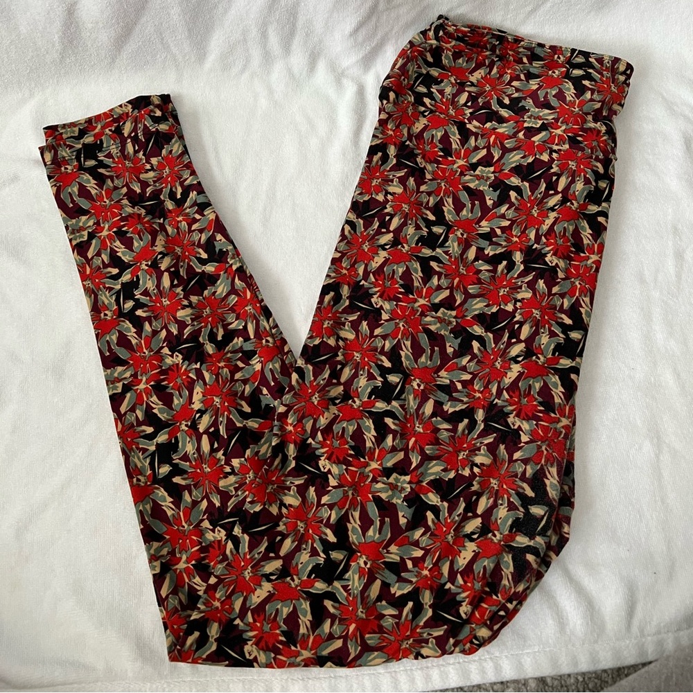 LuLaRoe Leggings, Floral Pattern